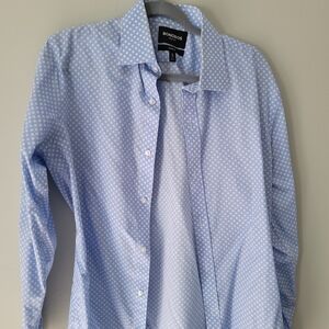 Bonobos Men's Blue Patterned Shirt (Tailored Fit 16-35)